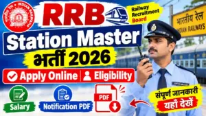 RRB Station Master Bharti 2026: Apply Online, Eligibility, Salary & Notification PDF